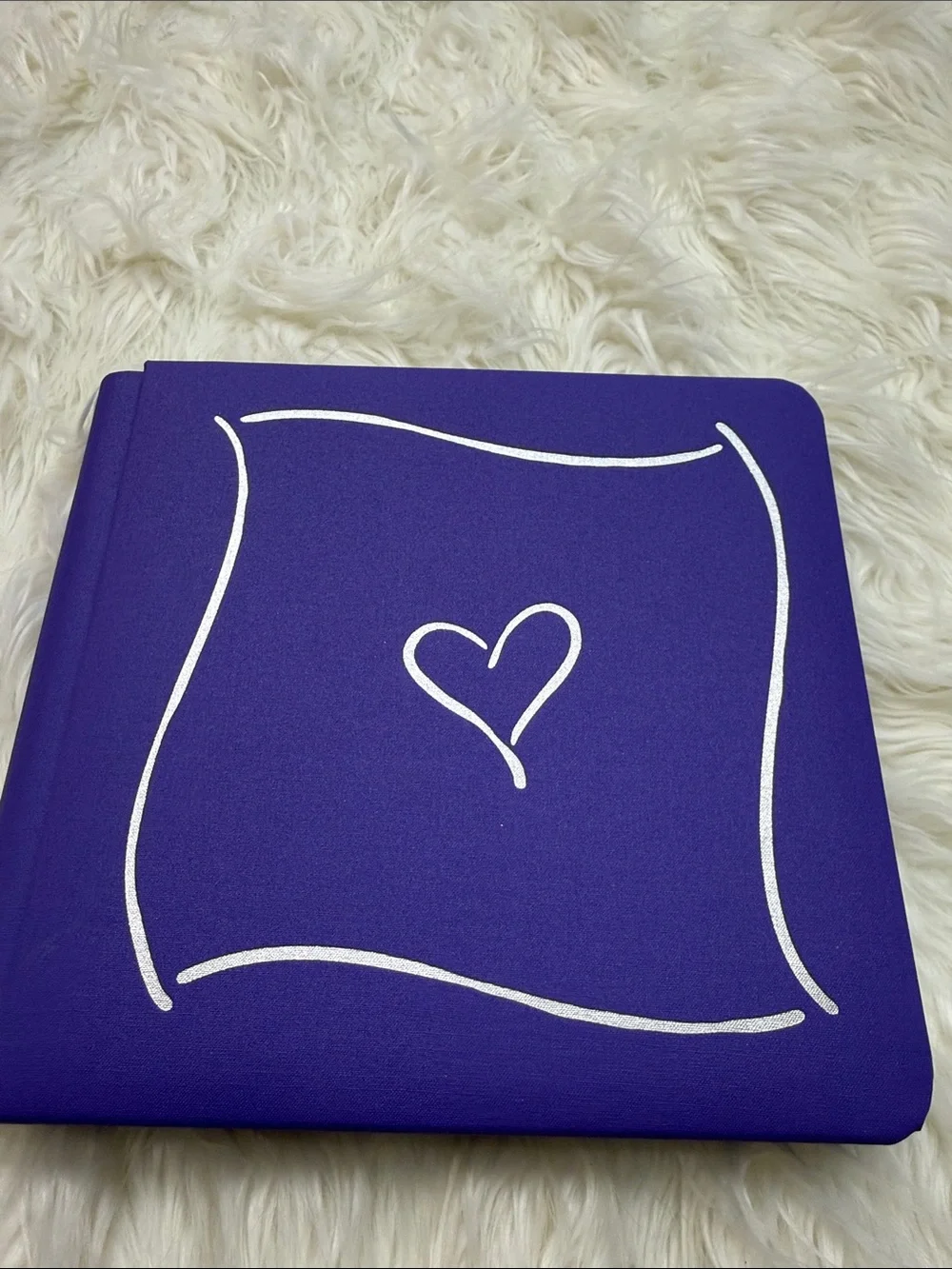 Creative Memories Purple Triumph Album with Heart Motif